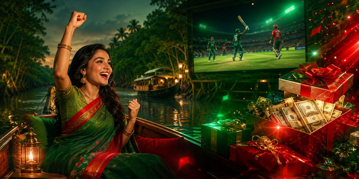 সুন্দরবনের ক্রিকেট বেটিং দৃশ্য এবং উন্নত রেড ও সবুজ মার্সকিন কালার